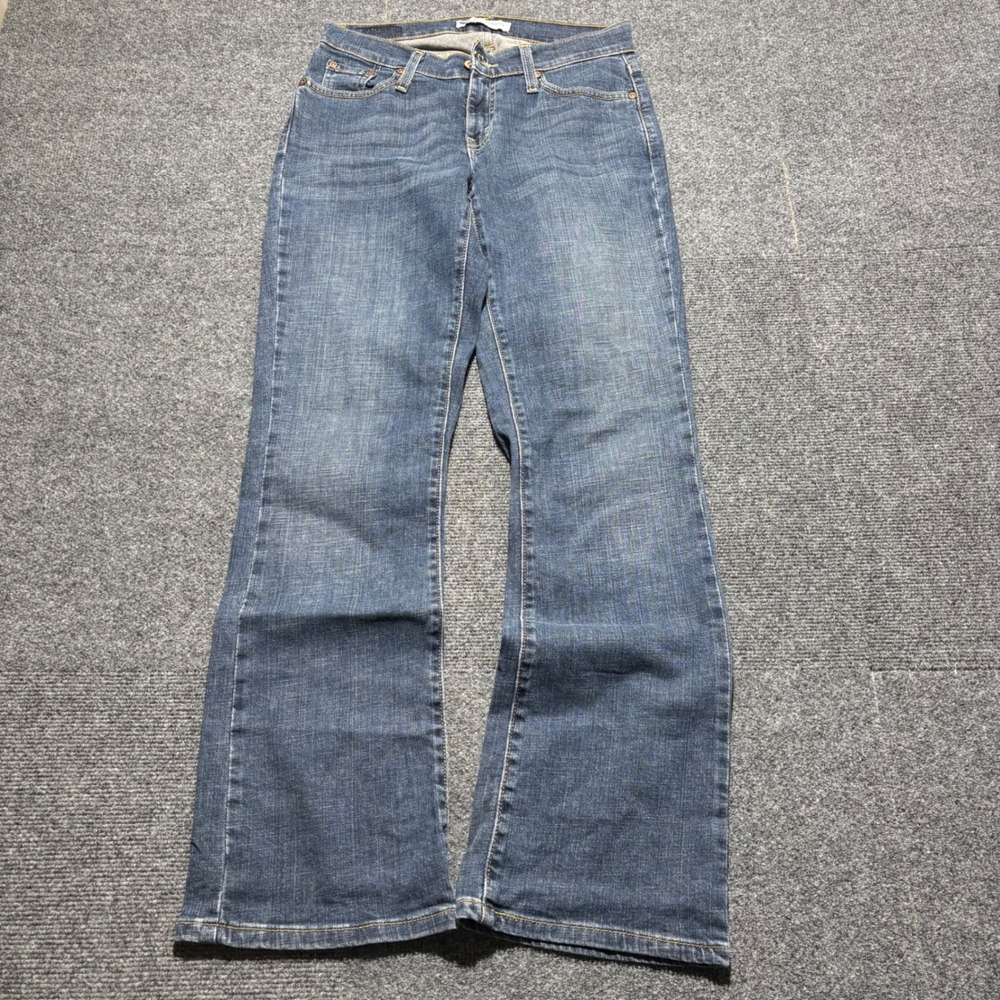 Levis 529 Curvy Bootcut Jeans Medium Wash Denim Blue Womens 30x31